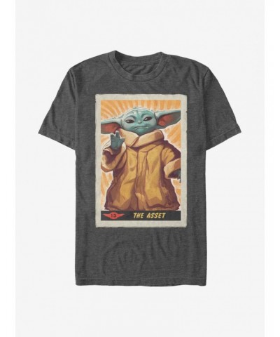 Star Wars The Mandalorian The Asset The Child Poster T-Shirt $5.44 T-Shirts