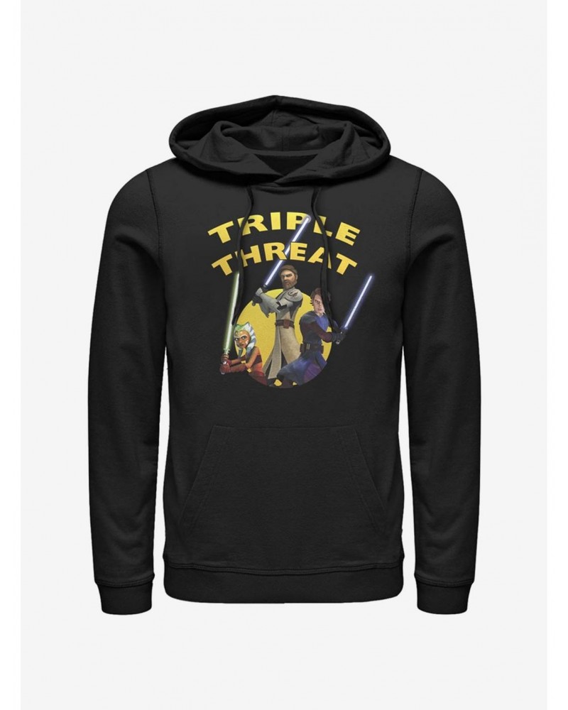 Star Wars The Clone Wars Triple Threat Hoodie $15.80 Hoodies