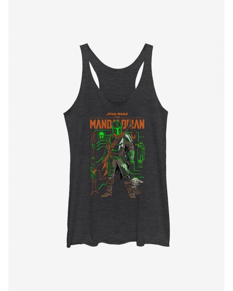 Star Wars The Mandalorian Schemed Up Girls Tank $8.91 Tanks