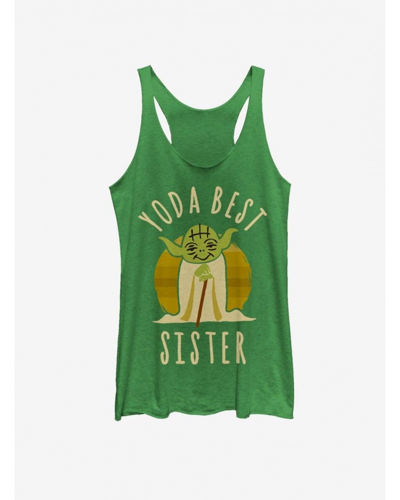 Star Wars Best Sister Yoda Says Girls Tank $6.63 Tanks