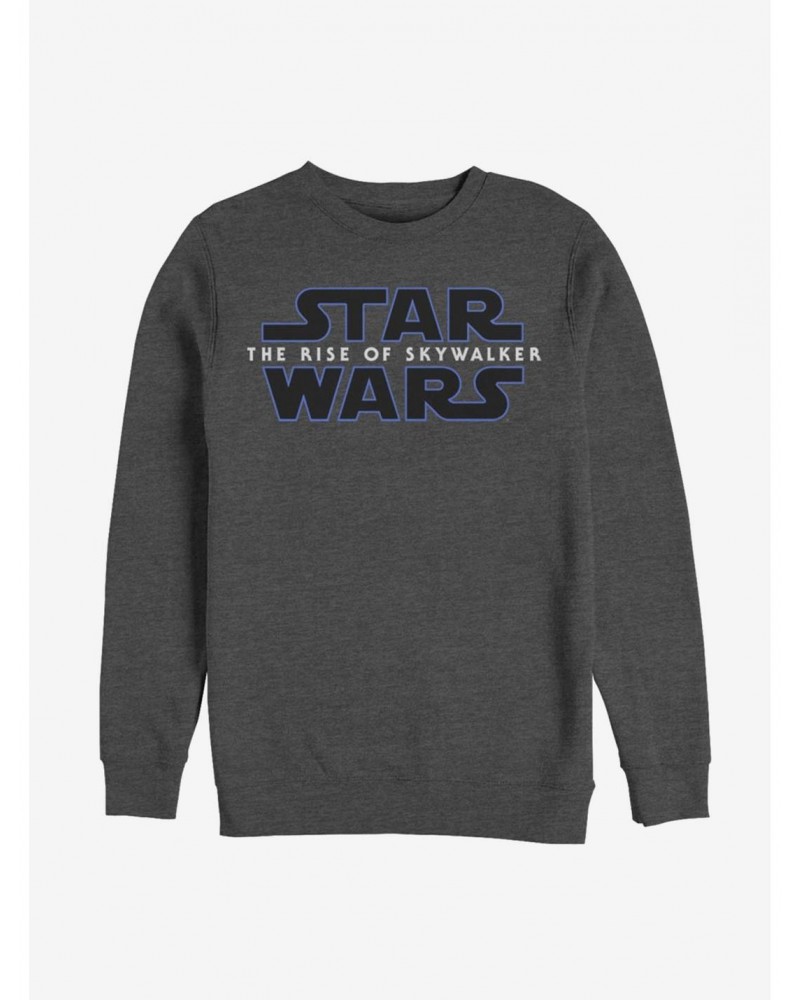 Star Wars Episode IX The Rise of Skywalker Logo Sweatshirt $14.76 Sweatshirts