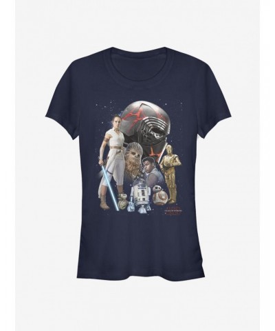 Star Wars: The Rise of Skywalker Galaxies Heroes Girls T-Shirt $5.34 T-Shirts