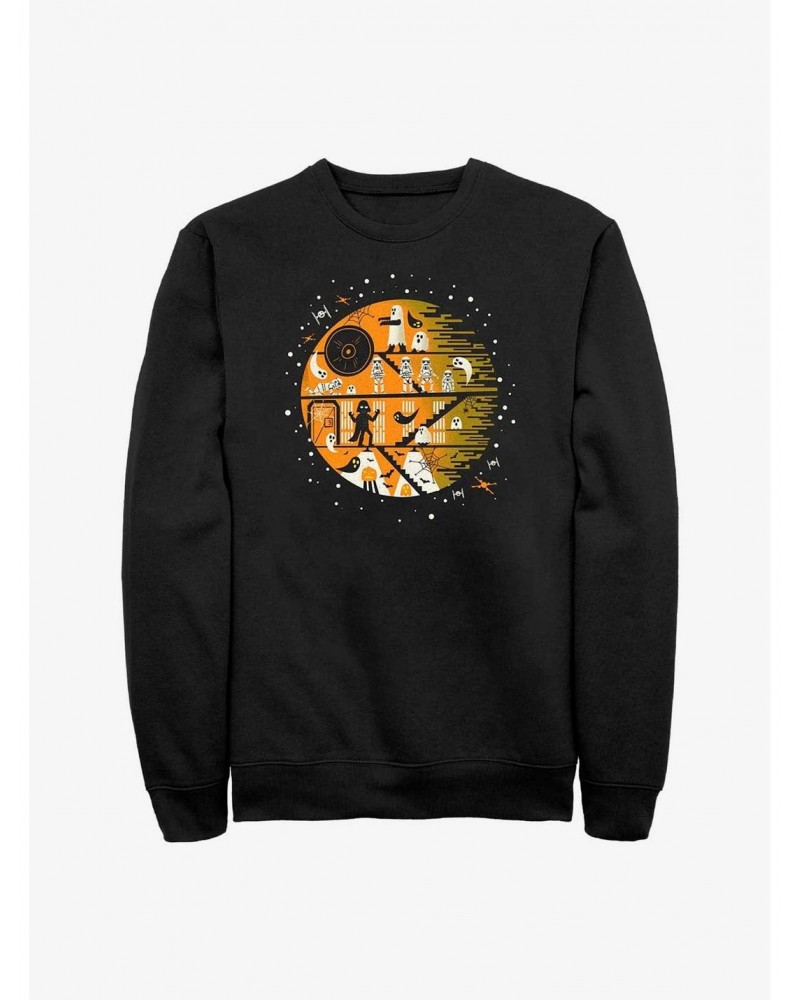 Star Wars Death Star Haunted House Sweatshirt $13.58 Sweatshirts