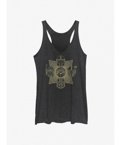 Star Wars The Mandalorian Grogu and the Creed Girls Tank $10.15 Tanks