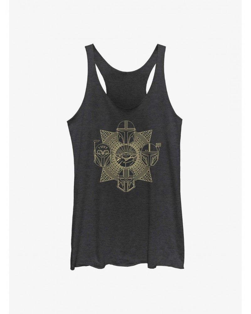 Star Wars The Mandalorian Grogu and the Creed Girls Tank $10.15 Tanks