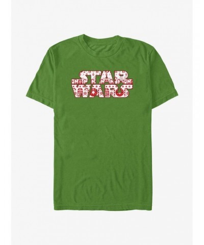 Star Wars Festive Fill Logo T-Shirt $7.61 T-Shirts