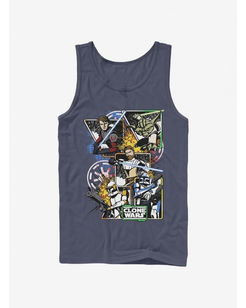 Star Wars The Clone Wars Royal Flush Tank Top $8.37 Tops