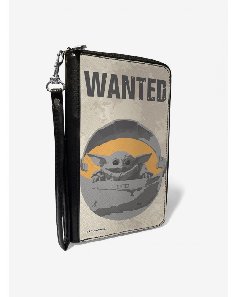 Star Wars The Mandalorian The Child Wanted Zip-Around Wallet $14.66 Wallets