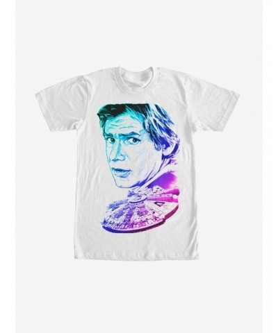 Star Wars Han Solo Millennium Falcon T-Shirt $6.83 T-Shirts