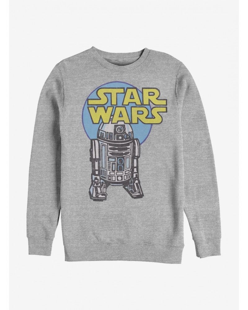 Star Wars R2 Cartoon Crew Sweatshirt $14.76 Sweatshirts