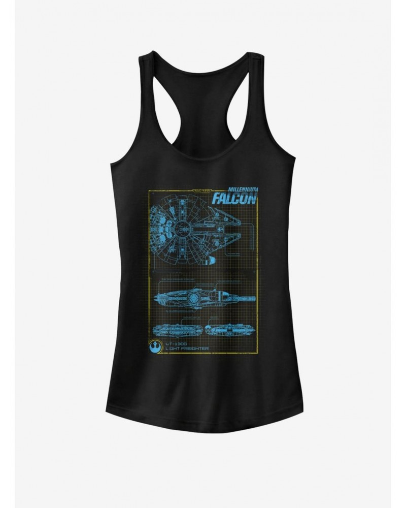 Star Wars Updated MF Schematics Girls Tank $8.17 Tanks