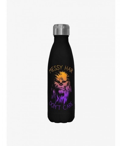 Star Wars Messy Hairs Black Stainless Steel Water Bottle $7.77 Water Bottles