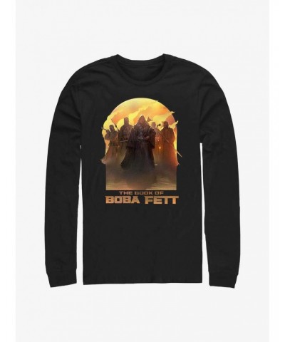 Star Wars Book of Boba Fett Leading By Example Long Sleeve T-Shirt $8.42 T-Shirts