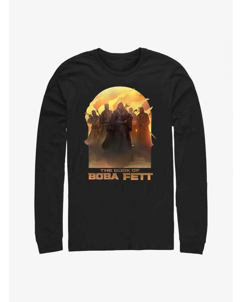 Star Wars Book of Boba Fett Leading By Example Long Sleeve T-Shirt $8.42 T-Shirts