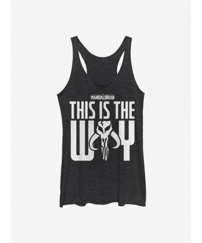 Star Wars The Mandalorian This Is The Way Bold Iron Heart Girls Tank $8.70 Tanks