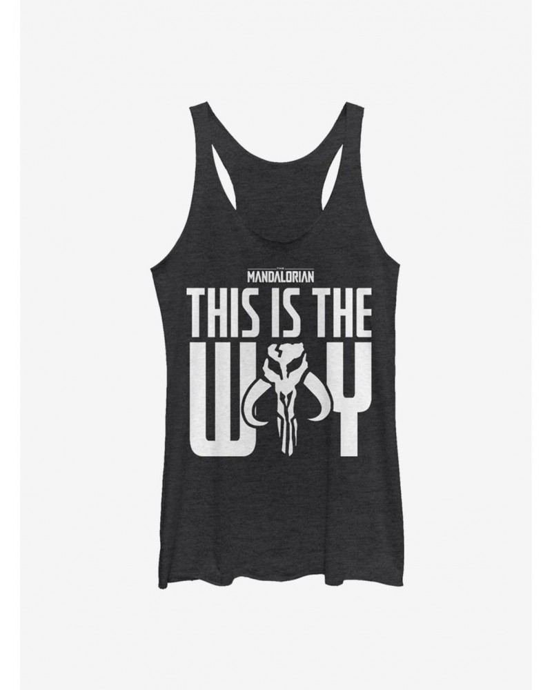 Star Wars The Mandalorian This Is The Way Bold Iron Heart Girls Tank $8.70 Tanks