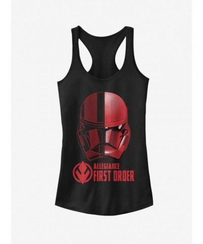 Star Wars Episode IX Rise of Skywalker Red Trooper Split Sith Trooper Girls Tank $8.96 Tanks