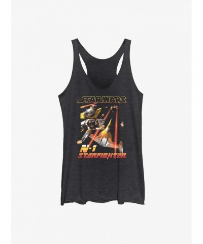 Star Wars The Book of Boba Fett N-1 Starfighter Girls Tank $6.22 Tanks