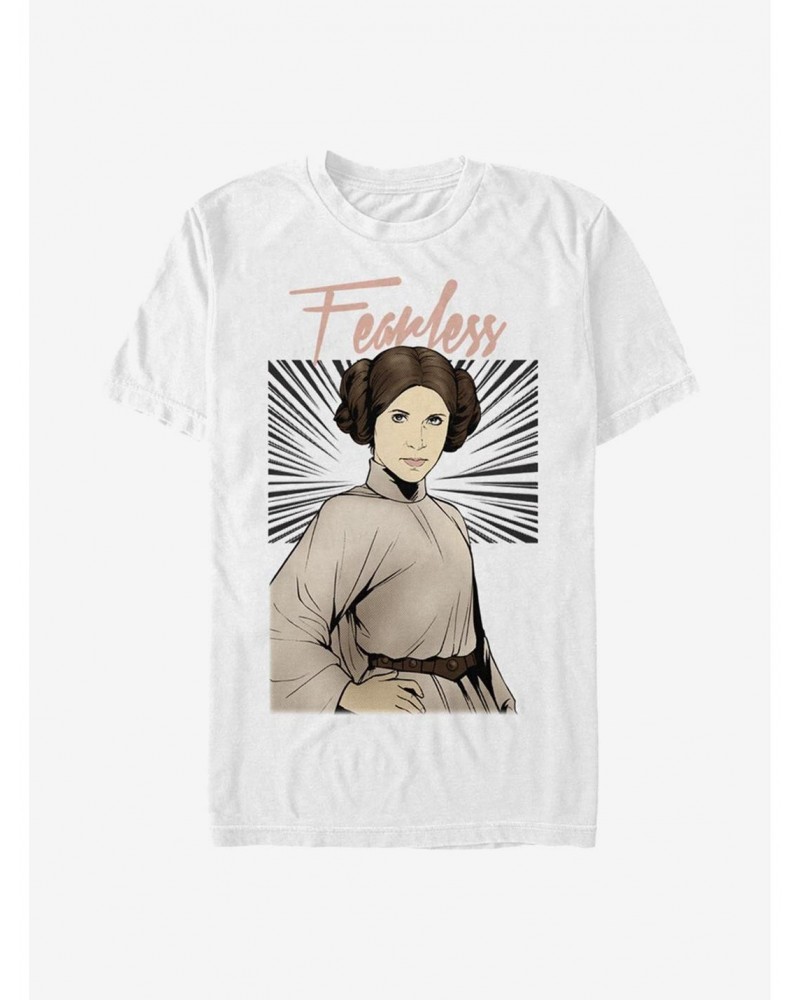 Star Wars Leia Fearless T-Shirt $6.68 T-Shirts