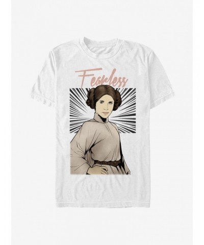 Star Wars Leia Fearless T-Shirt $6.68 T-Shirts