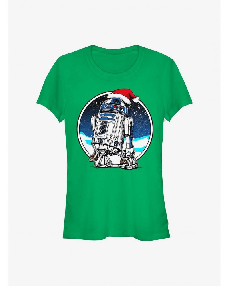 Star Wars Holiday R2-D2 Girls T-Shirt $5.02 T-Shirts