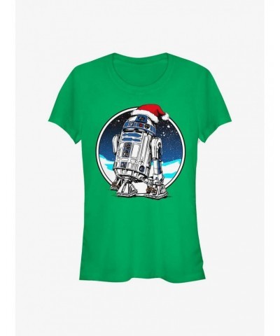 Star Wars Holiday R2-D2 Girls T-Shirt $5.02 T-Shirts