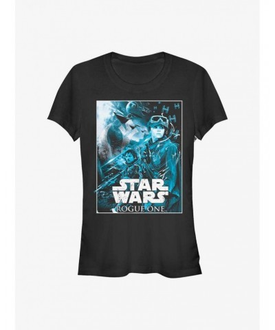 Star Wars Rogue One: A Star Wars Story Fight For Scarif Girls T-Shirt $7.28 T-Shirts