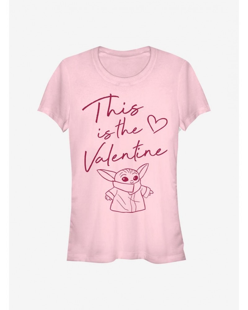 Star Wars The Mandalorian This Valentine The Child Girls T-Shirt $7.77 T-Shirts