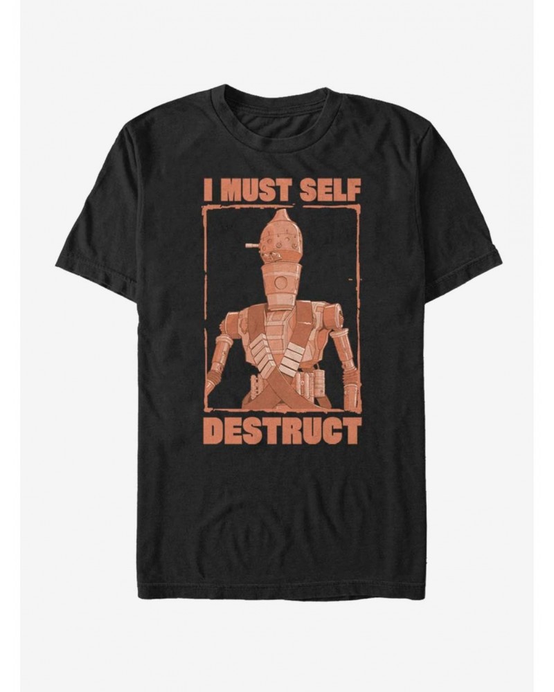 The Mandalorian Red Destruct T-Shirt $5.90 T-Shirts