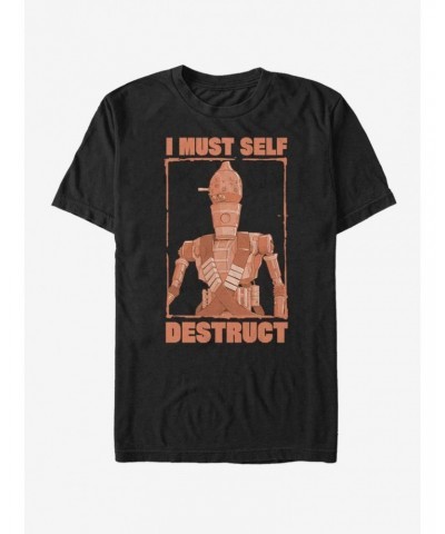 The Mandalorian Red Destruct T-Shirt $5.90 T-Shirts