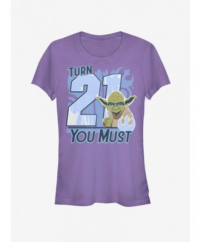 Star Wars Turn 21 You Must Girls T-Shirt $7.77 T-Shirts