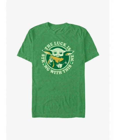 Star Wars The Mandalorian Lucky Force T-Shirt $6.83 T-Shirts