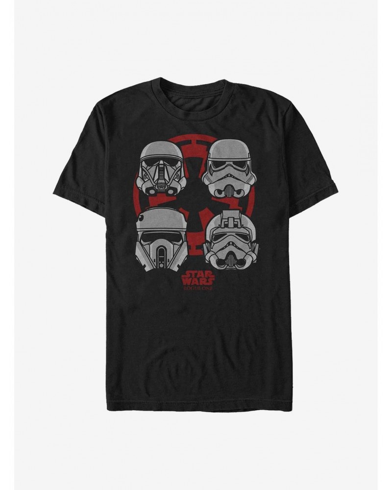 Star Wars Rogue One: A Star Wars Story Quadratic Helmatic T-Shirt $7.77 T-Shirts