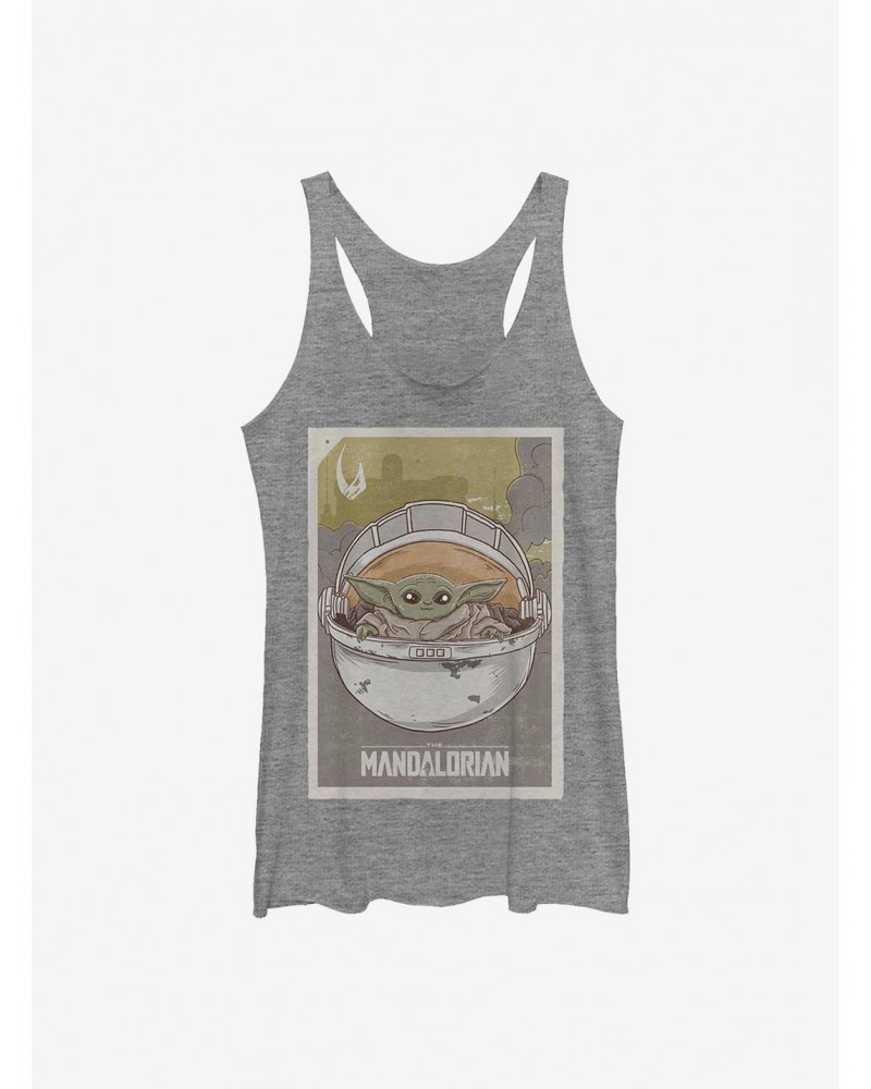 Star Wars The Mandalorian The Child Poster Girls Tank $10.15 Tanks