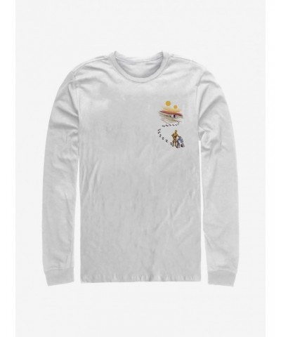 Star Wars Desert Footprints Pocket Long-Sleeve T-Shirt $10.53 T-Shirts