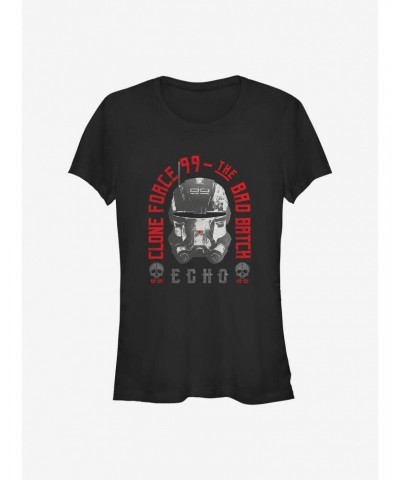 Star Wars: The Bad Batch Clone Force 99 Echo Girls T-Shirt $7.93 T-Shirts