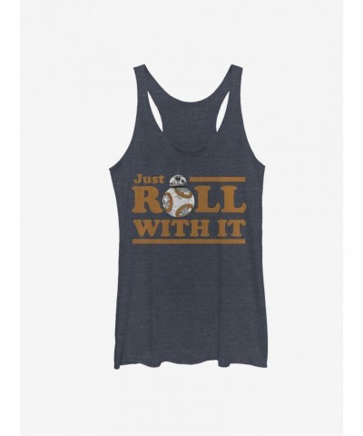 Star Wars BB-8 Just Roll Girls Tanks $8.08 Tanks