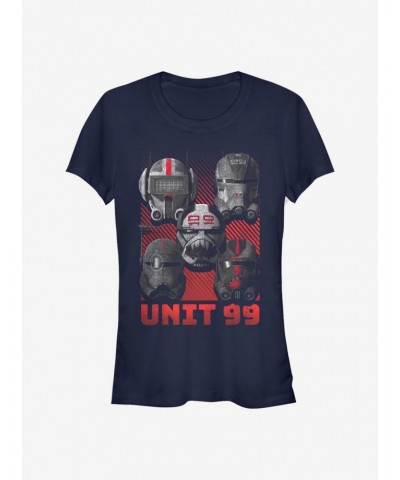 Star Wars: The Bad Batch Unit 99 Girls T-Shirt $7.28 T-Shirts