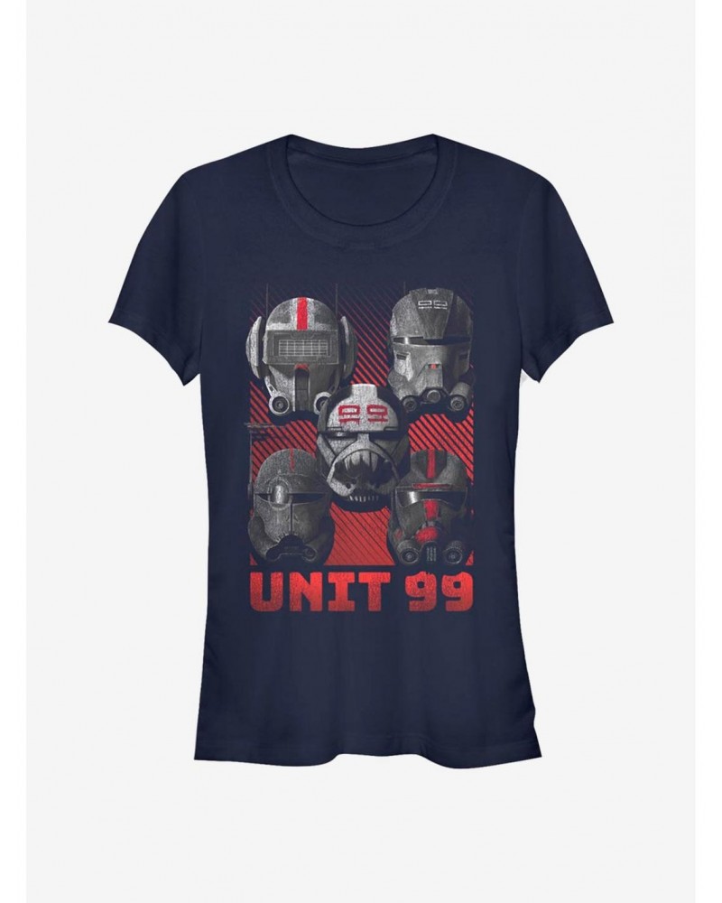 Star Wars: The Bad Batch Unit 99 Girls T-Shirt $7.28 T-Shirts