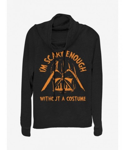 Star Wars I'm Scary Enough Cowl Neck Long-Sleeve Girls Top $15.80 Tops