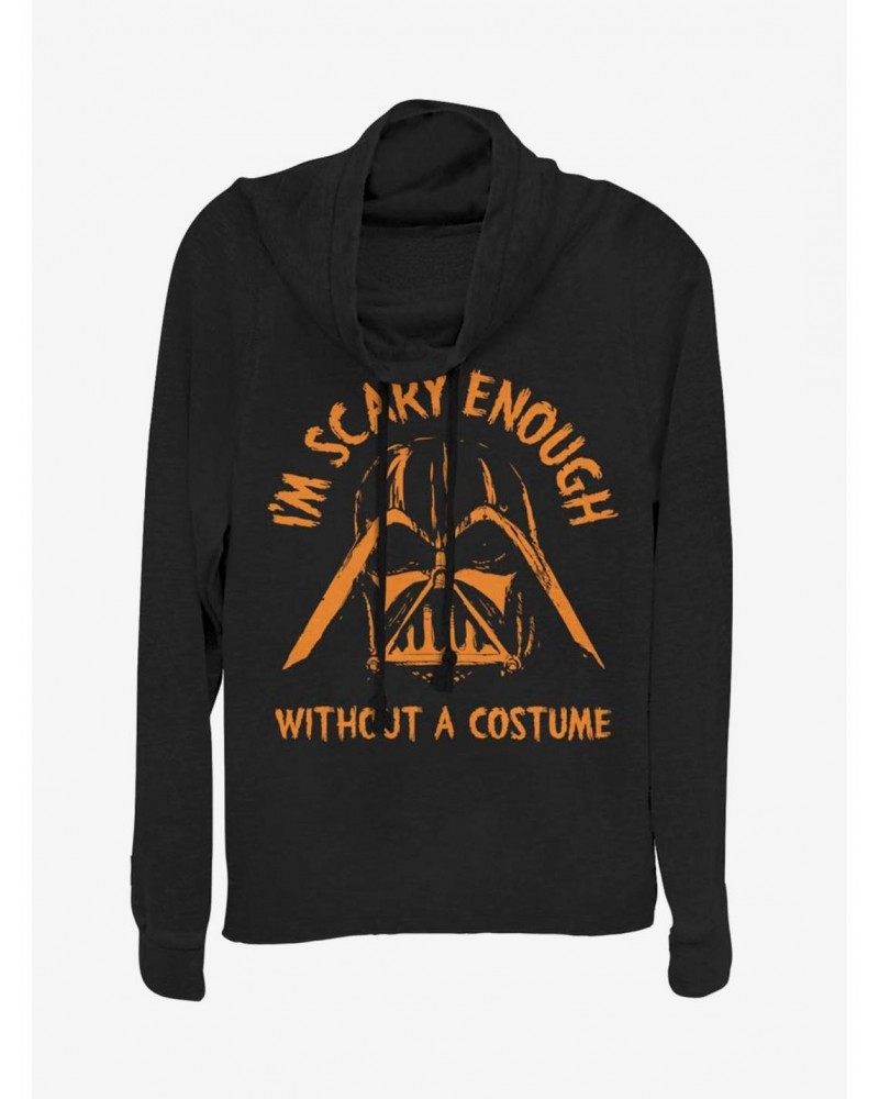 Star Wars I'm Scary Enough Cowl Neck Long-Sleeve Girls Top $15.80 Tops