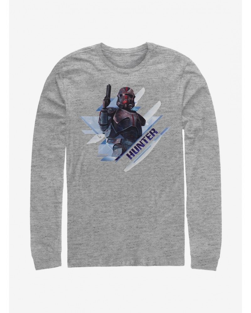 Star Wars The Clone Wars Hunter Angled Long-Sleeve T-Shirt $12.90 T-Shirts