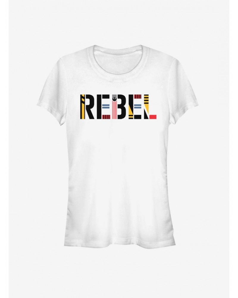 Star Wars: The Rise of Skywalker Rebel Simple Girls T-Shirt $5.99 T-Shirts