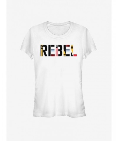 Star Wars: The Rise of Skywalker Rebel Simple Girls T-Shirt $5.99 T-Shirts