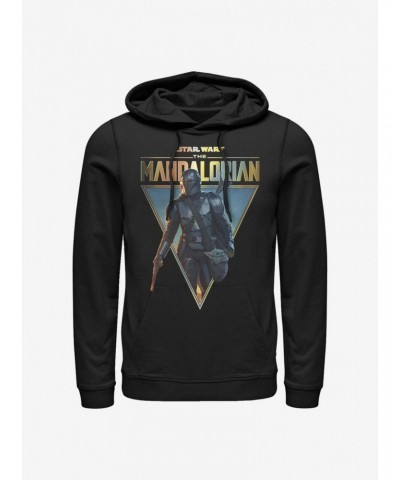 Star Wars The Mandalorian Mando And The Child Poster Hoodie $16.52 Hoodies