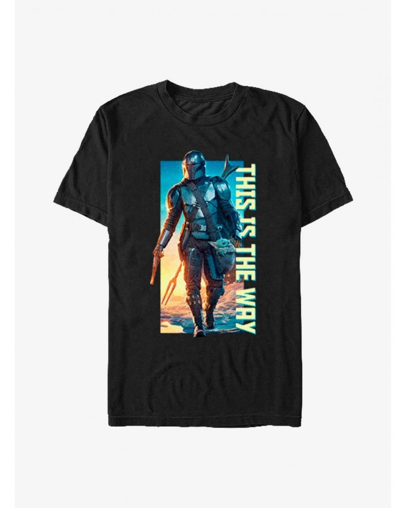 Star Wars The Mandalorian This Is The Way Poster Extra Soft T-Shirt $6.22 T-Shirts