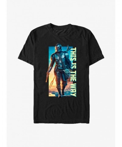 Star Wars The Mandalorian This Is The Way Poster Extra Soft T-Shirt $6.22 T-Shirts