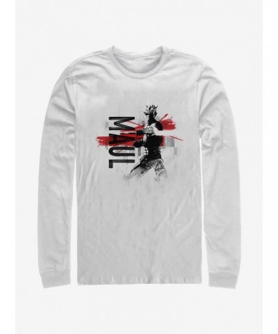 Star Wars The Clone Wars Maul Collage Long-Sleeve T-Shirt $10.79 T-Shirts