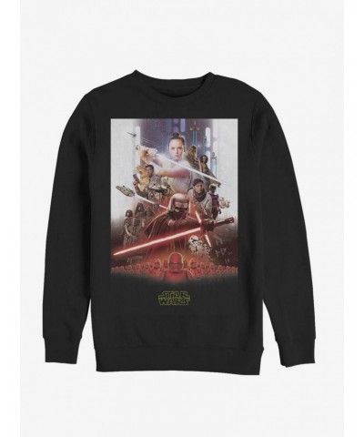 Star Wars Episode IX The Rise Of Skywalker Last Poster Sweatshirt $13.28 Sweatshirts