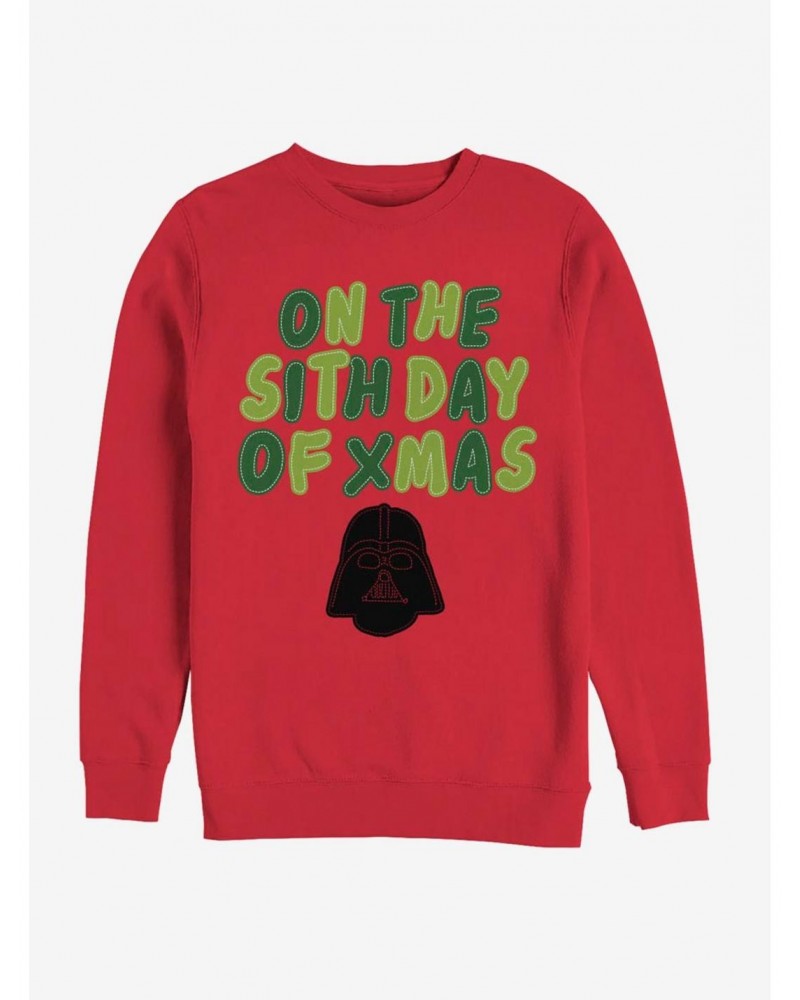 Star Wars Vader Sith Day of Christmas Crew Sweatshirt $12.40 Sweatshirts